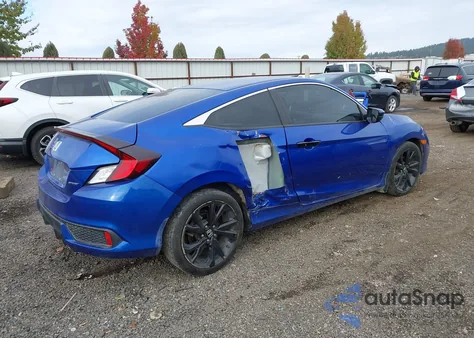 2019 Honda Civic Sport z USA, uszkodzony, nr VIN 2HGFC4B83KH309036